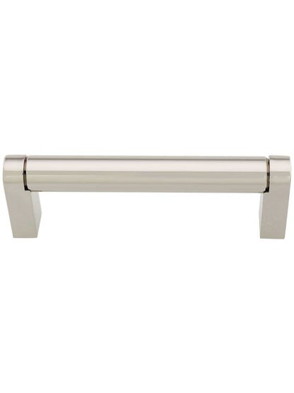 Pennington Bar Pull - 3 3/4 inch Center-to-Center in Polished Nickel.